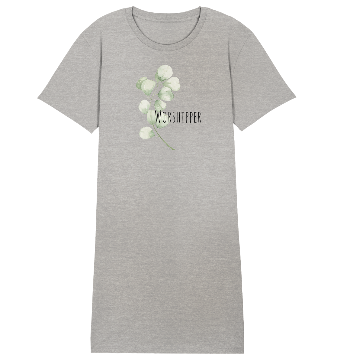 Worshipper - Ladies Organic Shirt Dress - wertvoll und geliebt 