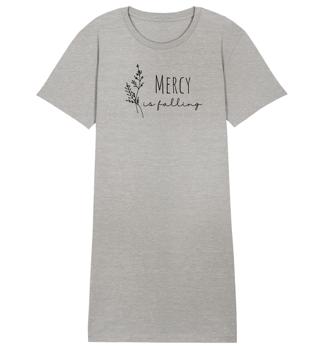 mercy is falling - Ladies Organic Shirt Dress - wertvoll und geliebt 