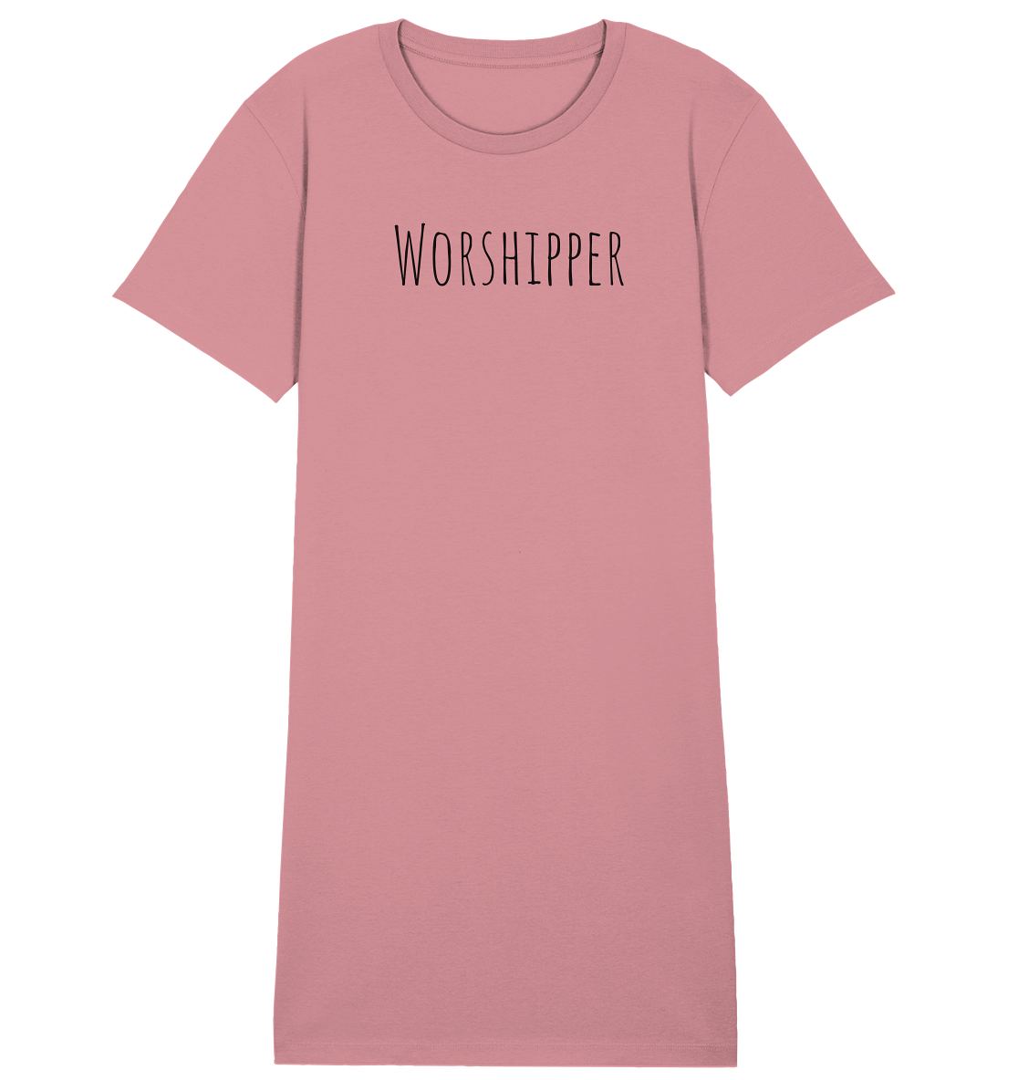 Worshipper - Ladies Organic Shirt Dress - wertvoll und geliebt 
