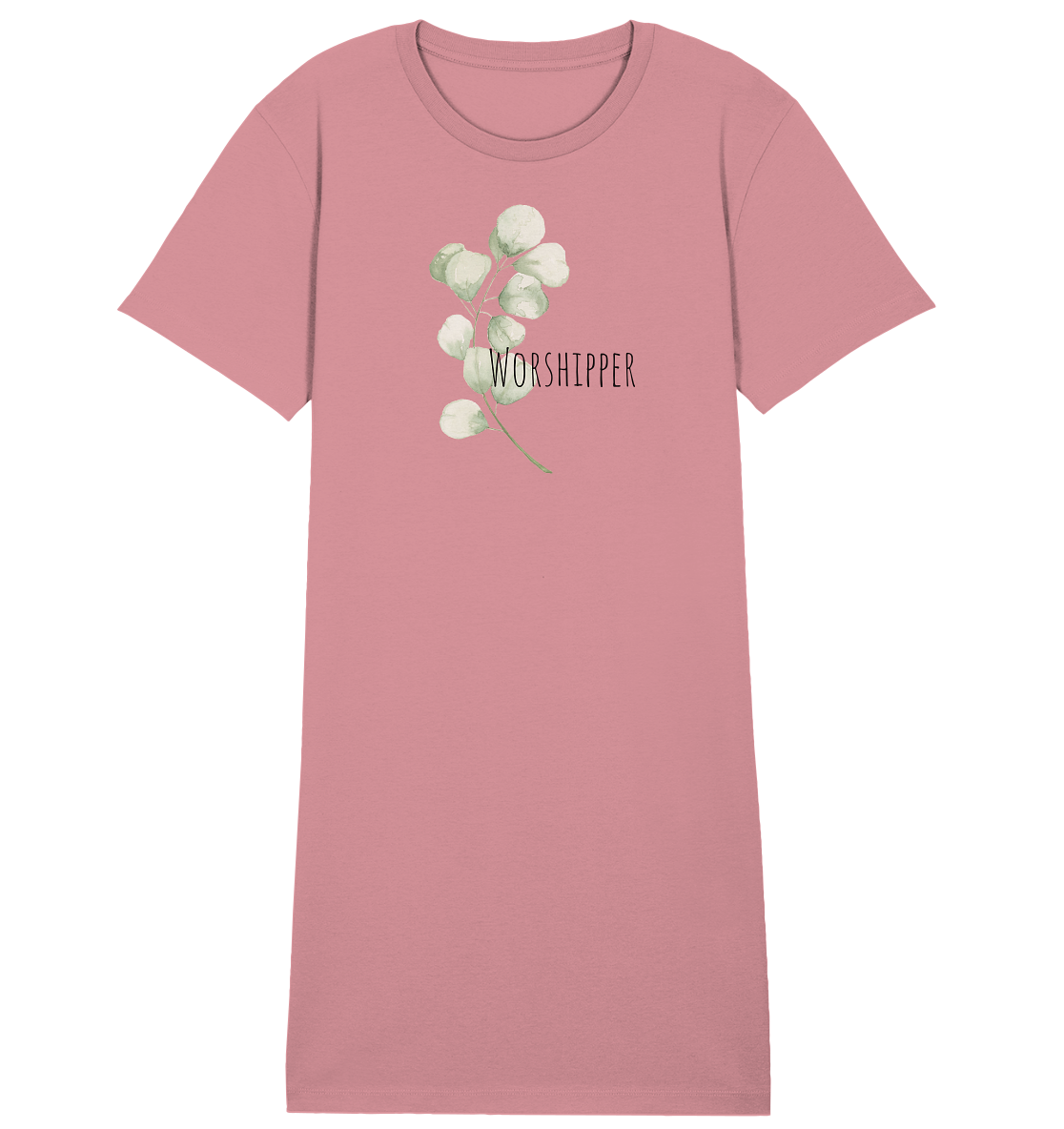 Worshipper - Ladies Organic Shirt Dress - wertvoll und geliebt 