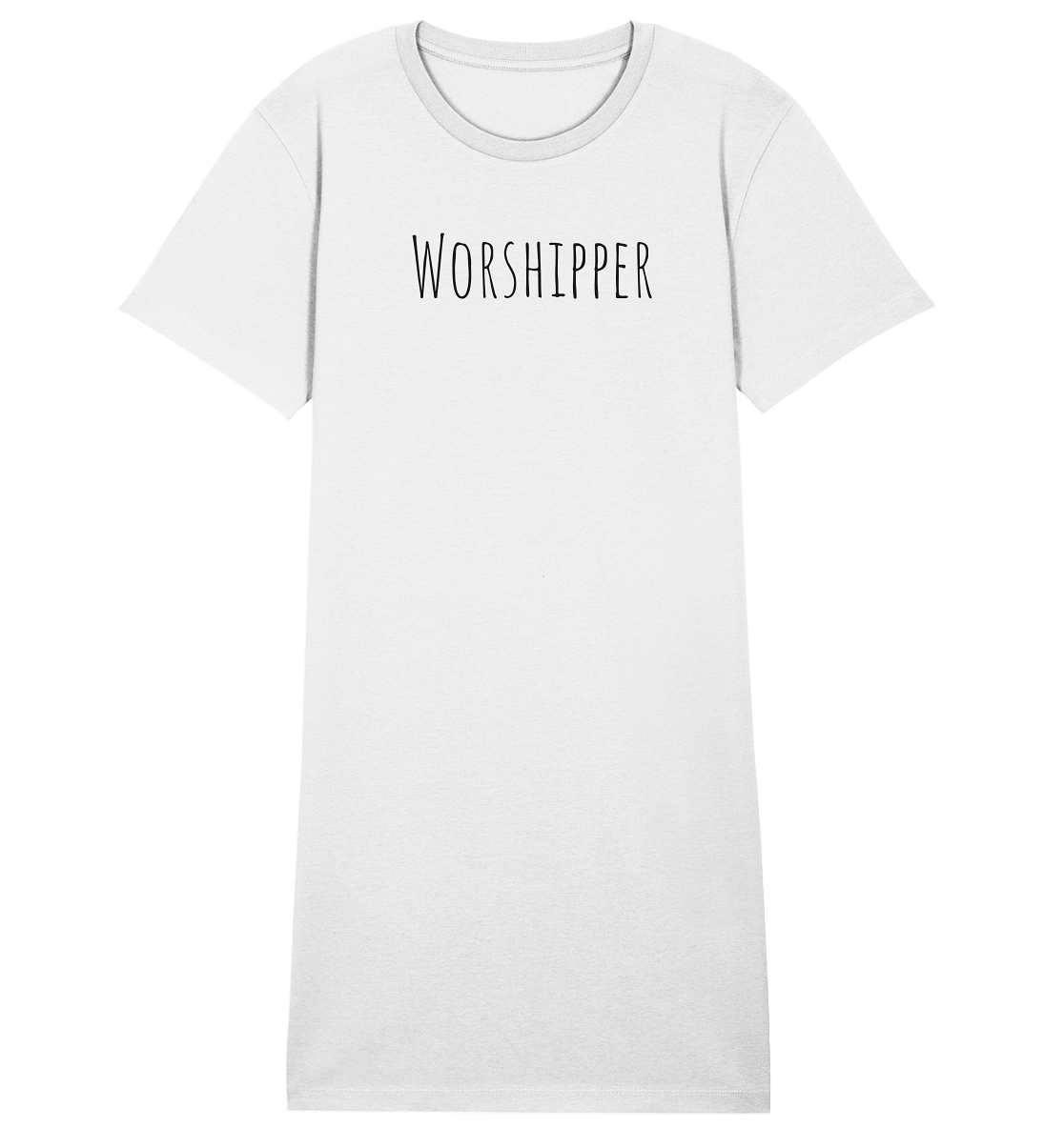Worshipper - Ladies Organic Shirt Dress - wertvoll und geliebt 