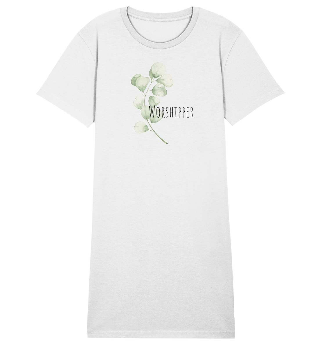 Worshipper - Ladies Organic Shirt Dress - wertvoll und geliebt 