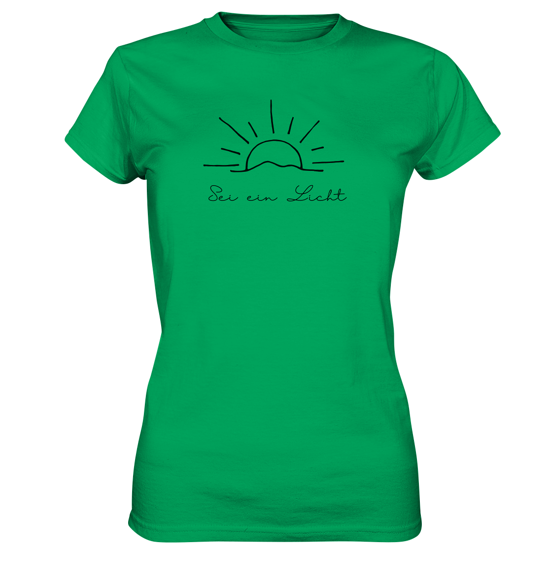 Sei ein Licht - Ladies Premium Shirt - wertvoll und geliebt 