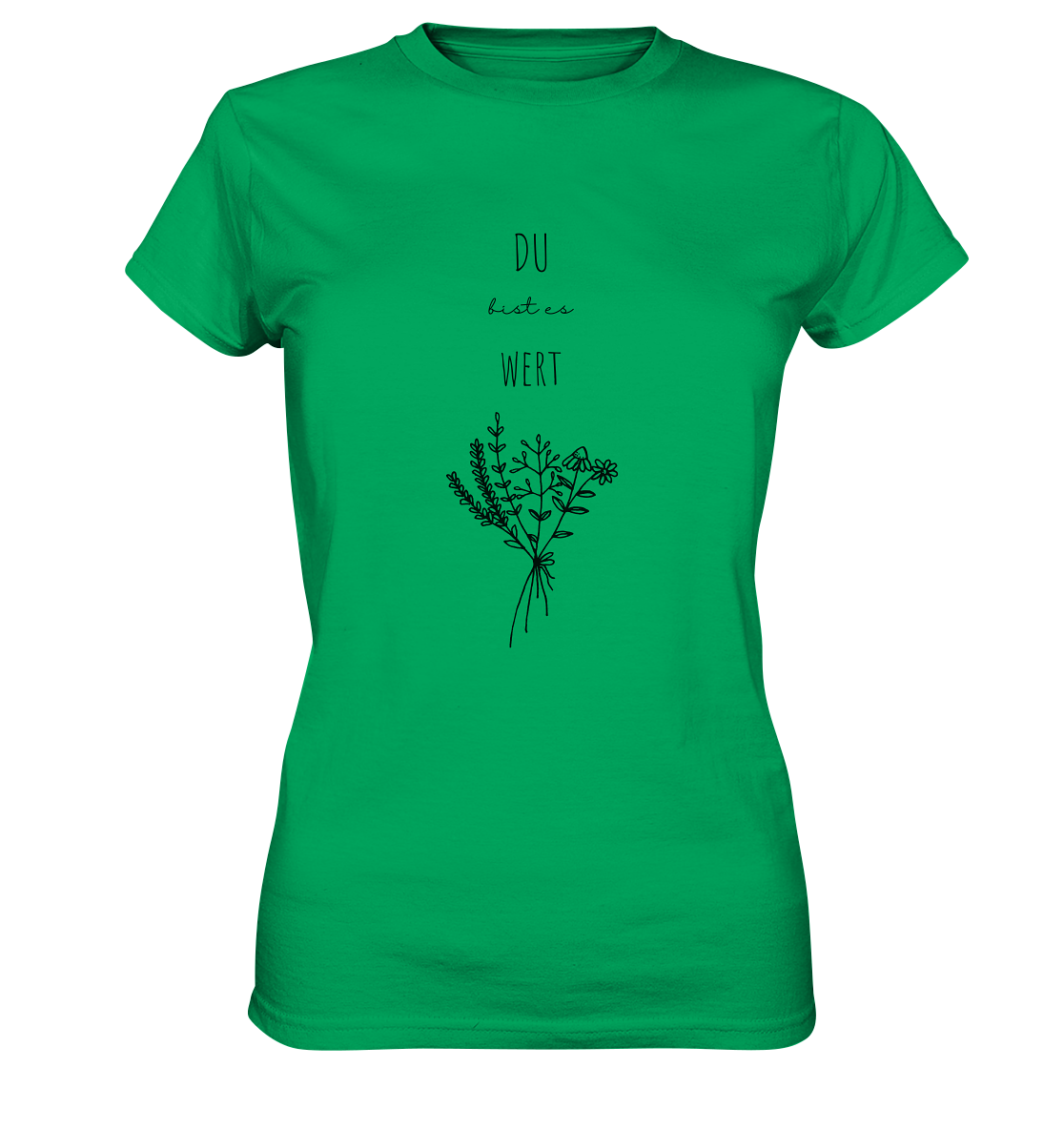 Du bist es wert - Ladies Premium Shirt - wertvoll und geliebt 
