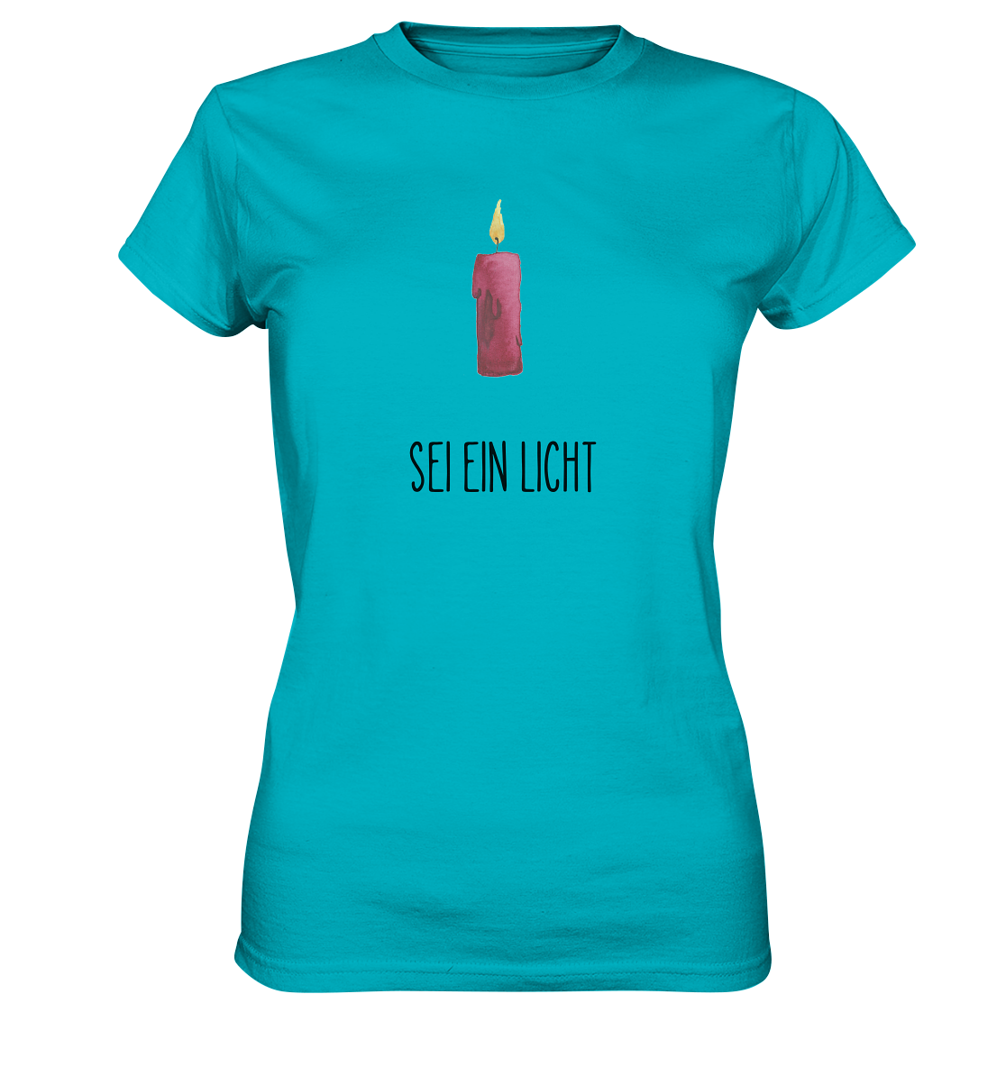 Sei ein Licht - Ladies Premium Shirt - wertvoll und geliebt 
