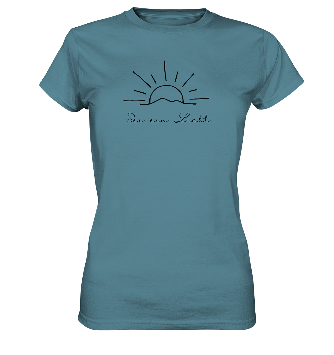 Sei ein Licht - Ladies Premium Shirt - wertvoll und geliebt 