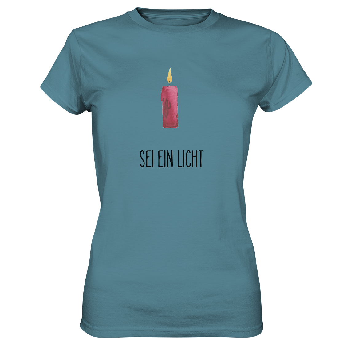 Sei ein Licht - Ladies Premium Shirt - wertvoll und geliebt 