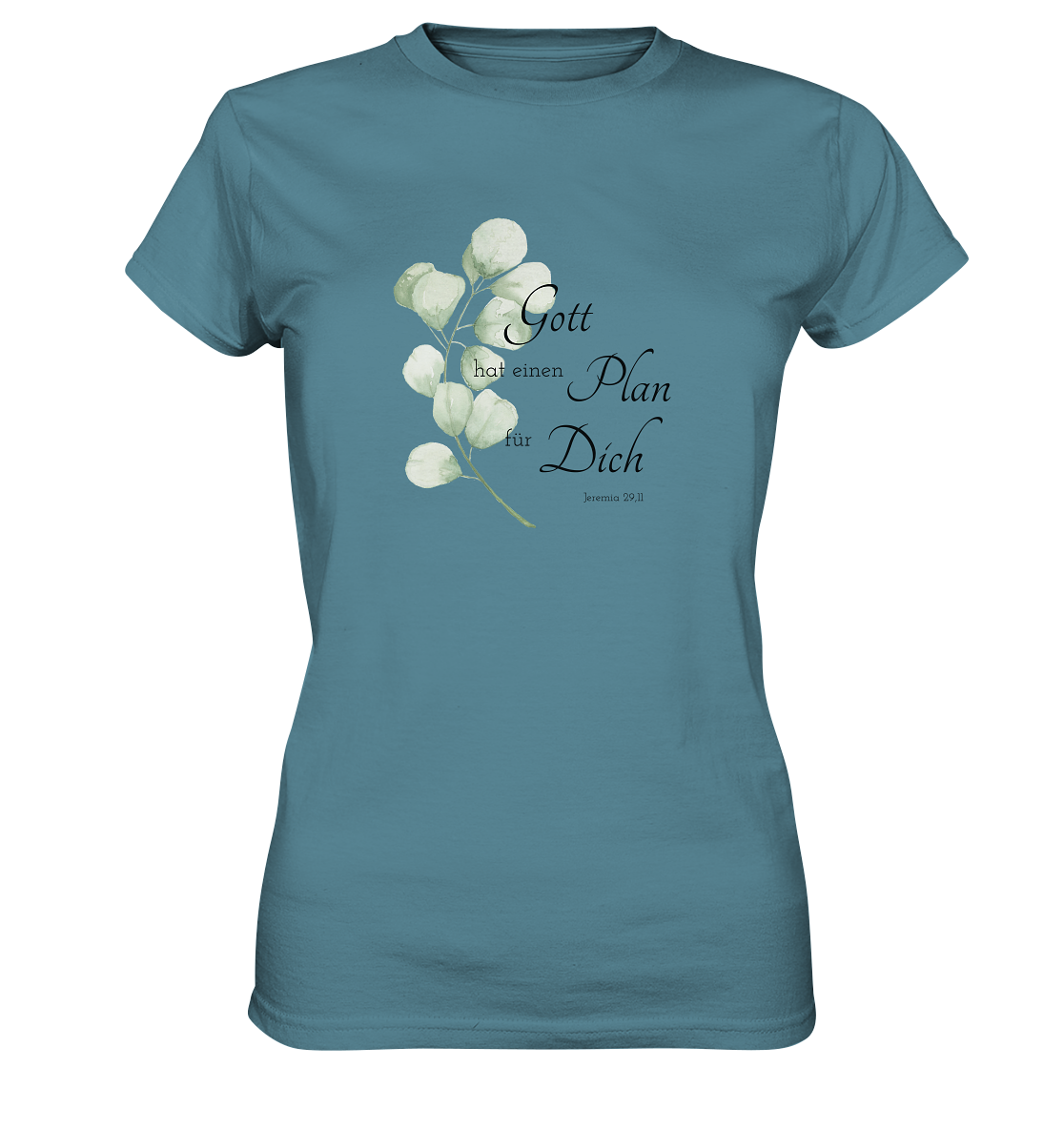 Gott hat einen Plan für Dich - Ladies Premium Shirt - wertvoll und geliebt 