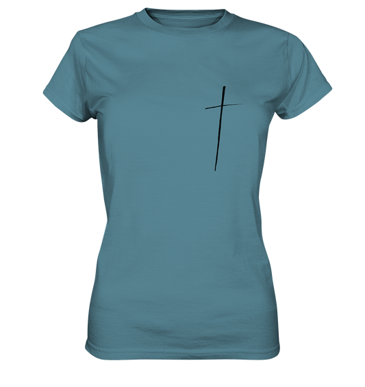 Cross - Ladies Premium Shirt - wertvoll und geliebt 