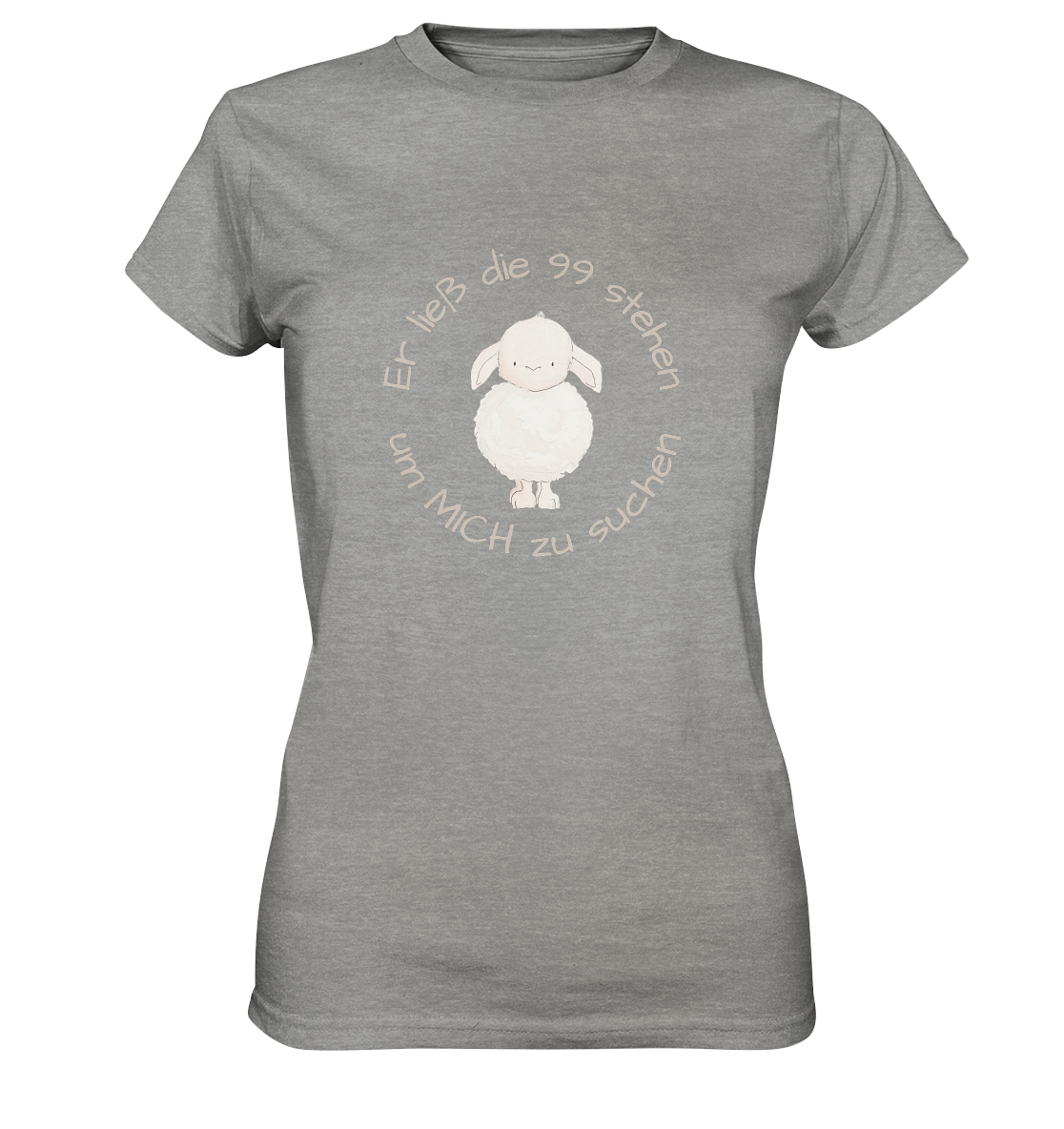 Er ließ die 99 stehen - Ladies Premium Shirt - wertvoll und geliebt 