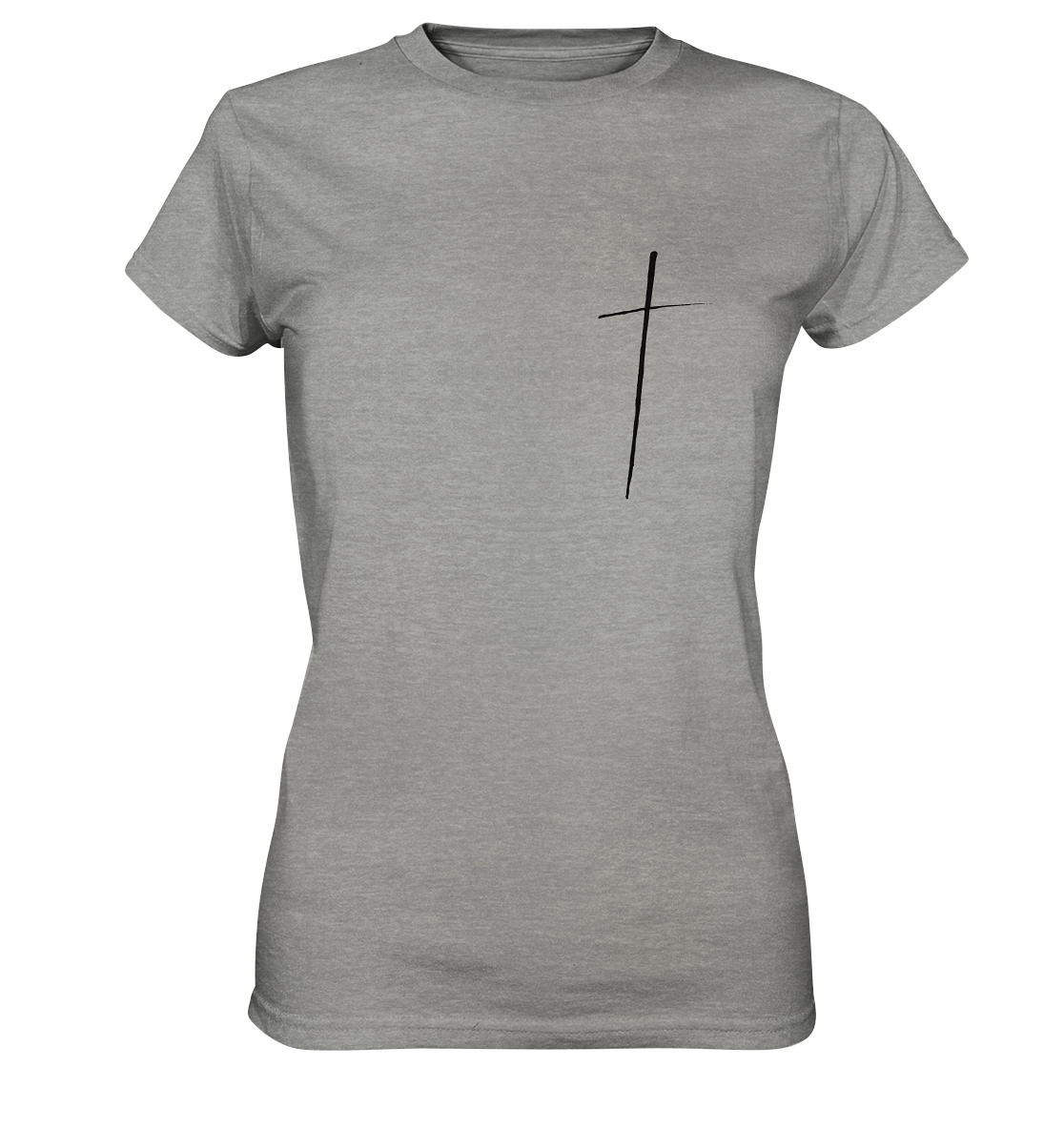 Cross - Ladies Premium Shirt - wertvoll und geliebt 