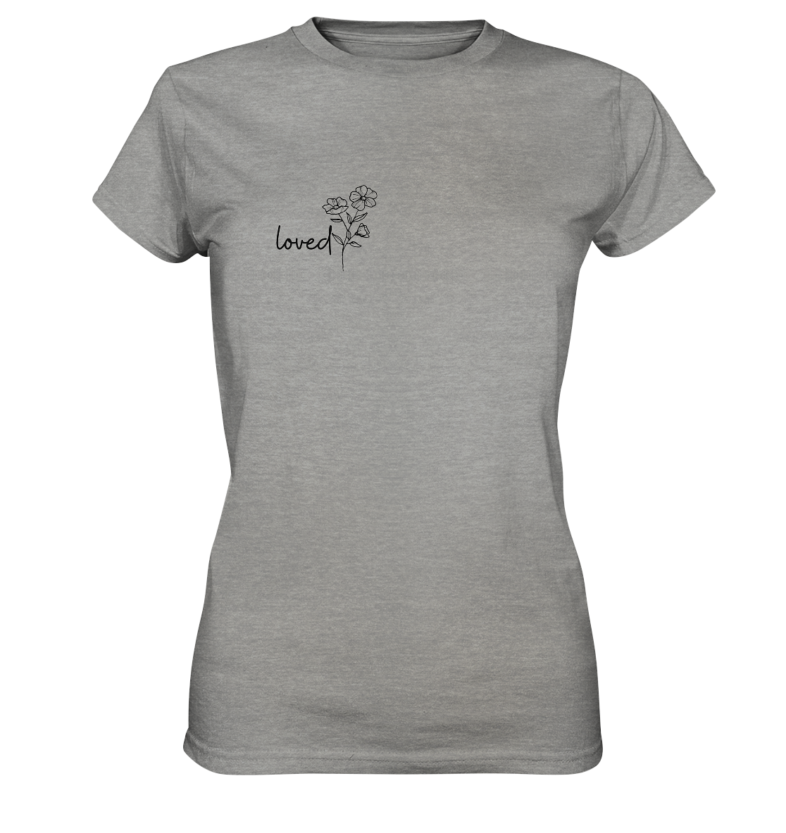 loved - Ladies Premium Shirt - wertvoll und geliebt 