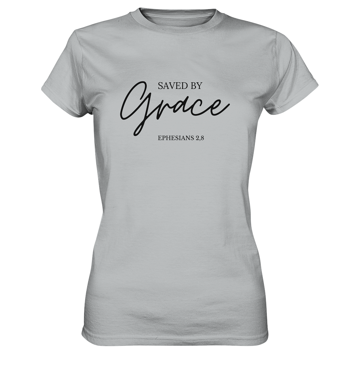 Saved by grace - Ladies Premium Shirt - wertvoll und geliebt 