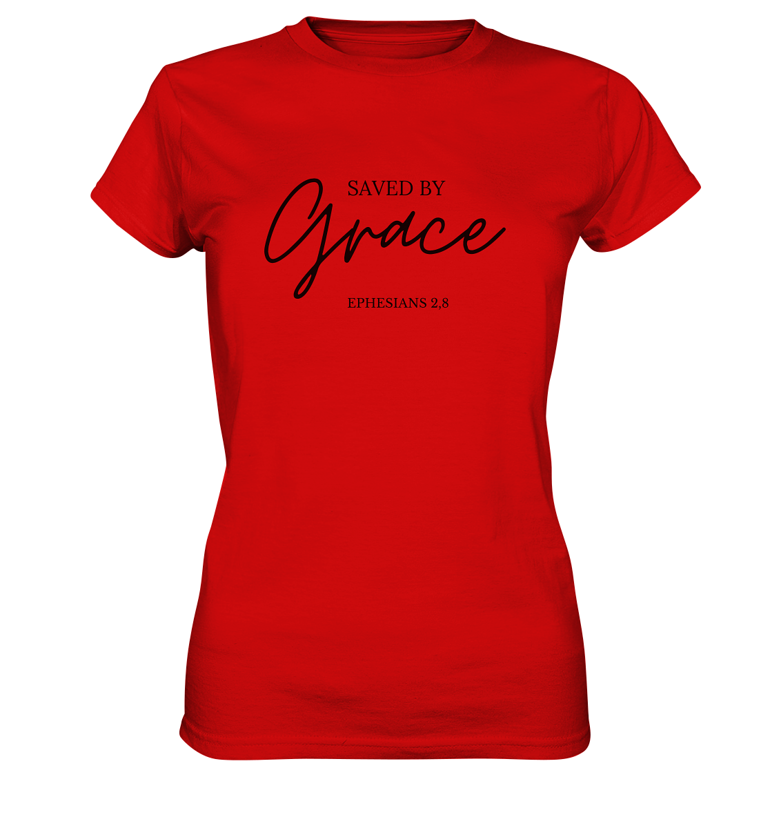 Saved by grace - Ladies Premium Shirt - wertvoll und geliebt 