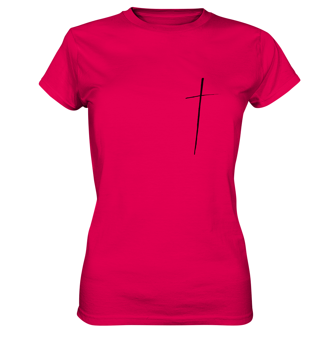 Cross - Ladies Premium Shirt - wertvoll und geliebt 