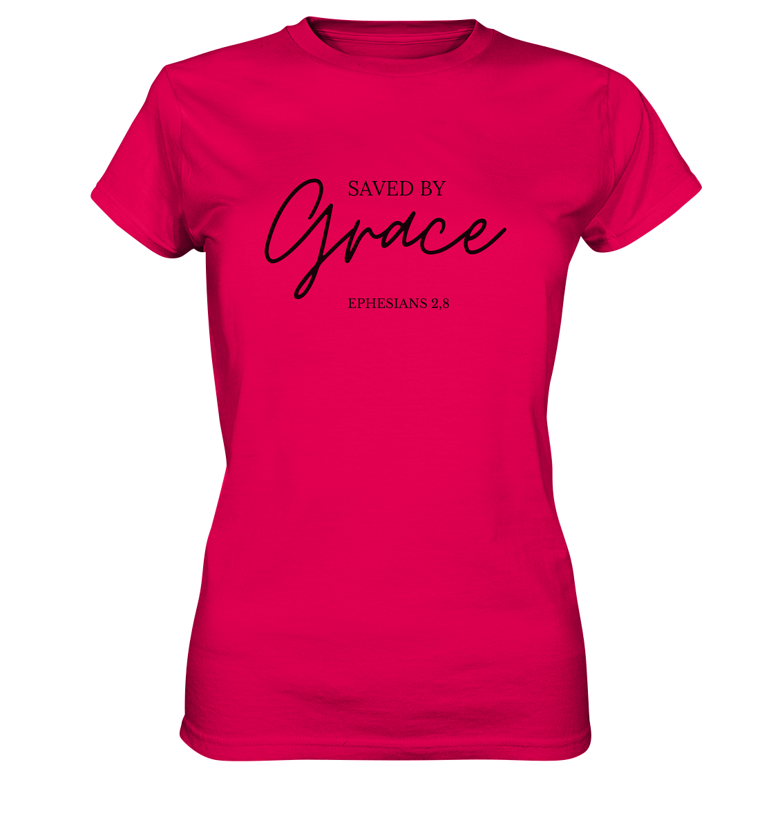 Saved by grace - Ladies Premium Shirt - wertvoll und geliebt 