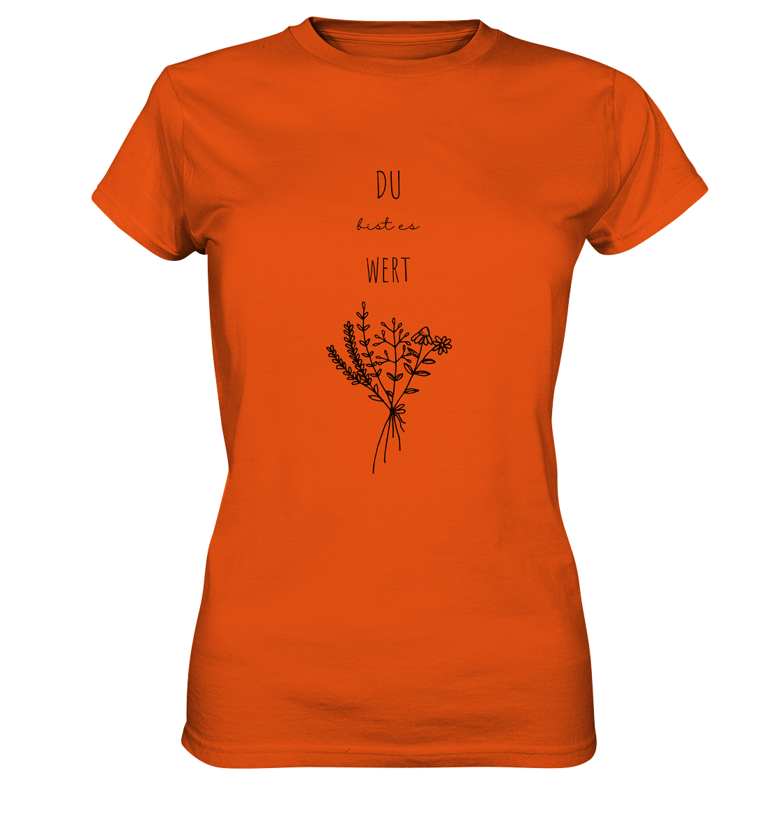 Du bist es wert - Ladies Premium Shirt - wertvoll und geliebt 