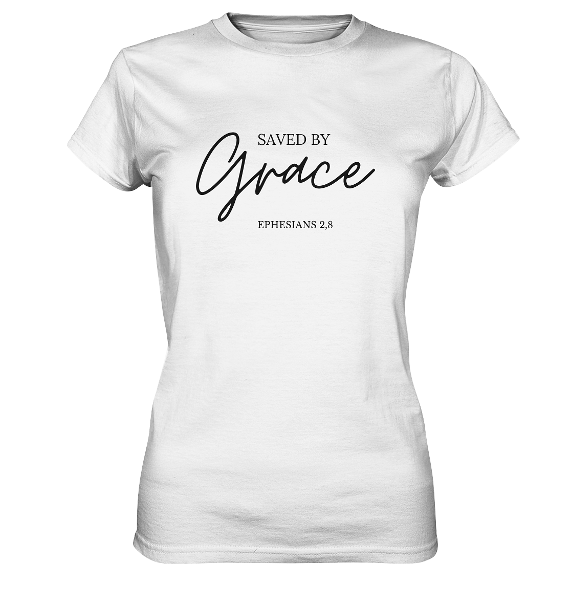 Saved by grace - Ladies Premium Shirt - wertvoll und geliebt 