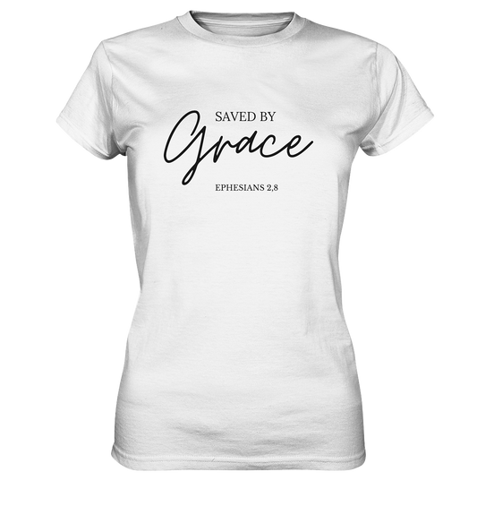 Saved by grace - Ladies Premium Shirt - wertvoll und geliebt 