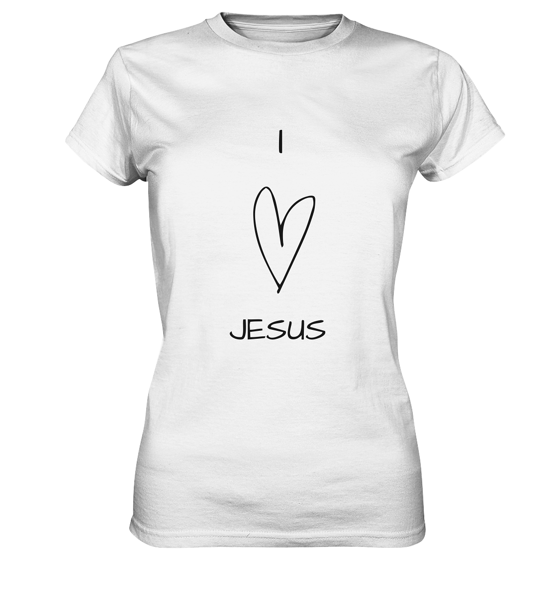 I love Jesus - Ladies Premium Shirt - wertvoll und geliebt 