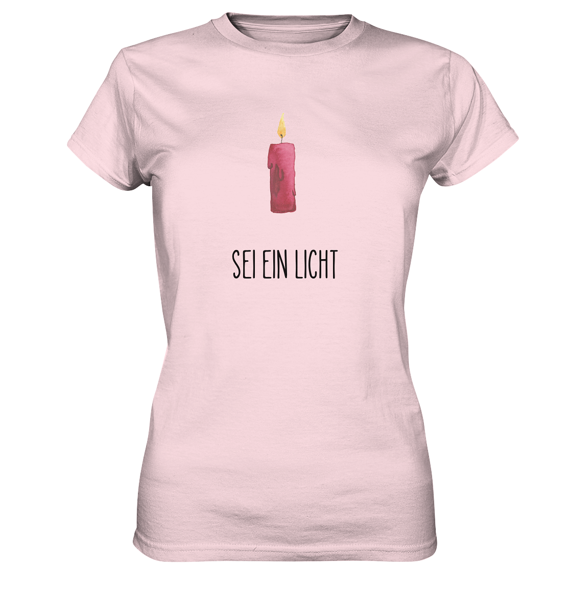 Sei ein Licht - Ladies Premium Shirt - wertvoll und geliebt 