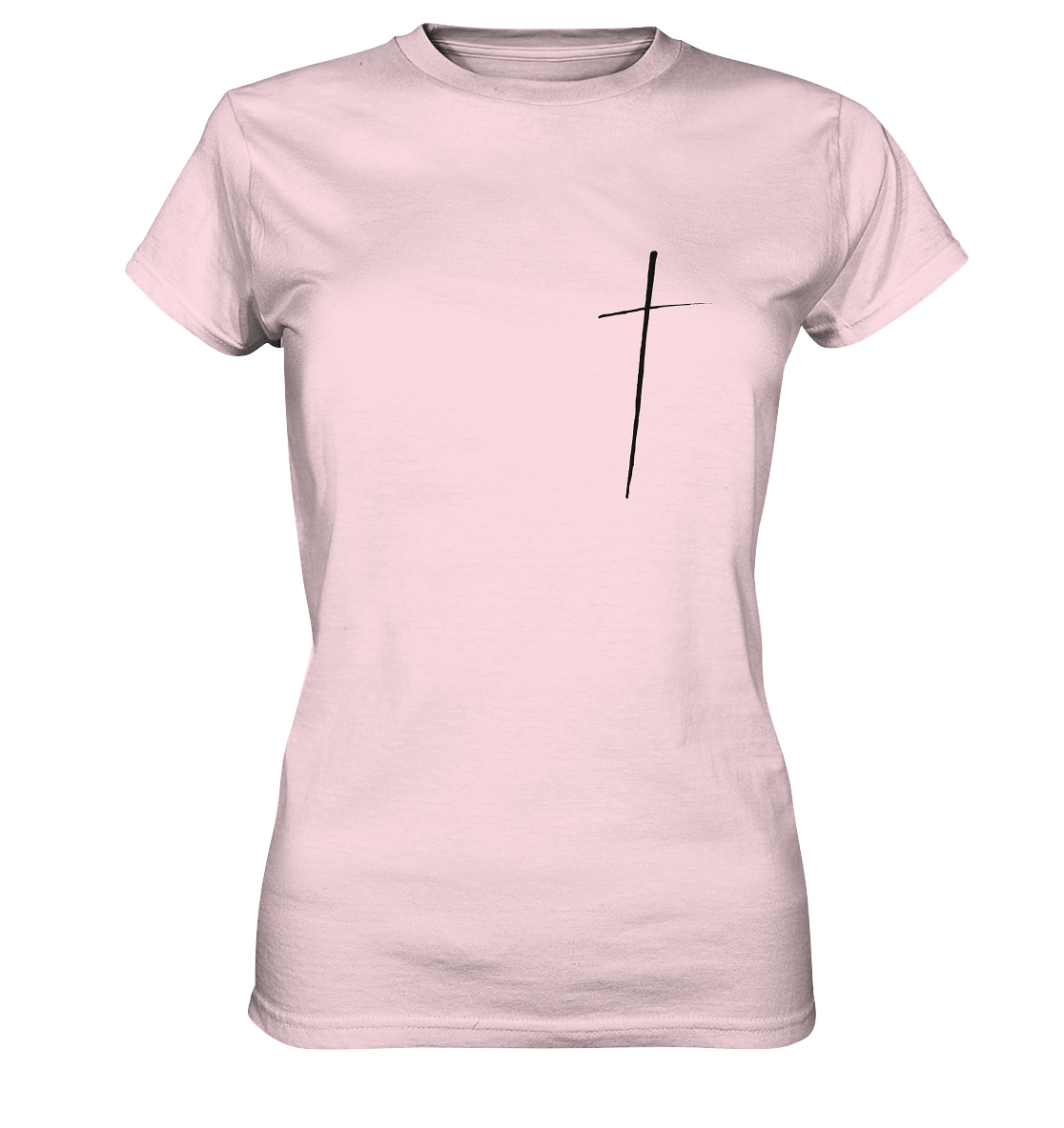 Cross - Ladies Premium Shirt - wertvoll und geliebt 