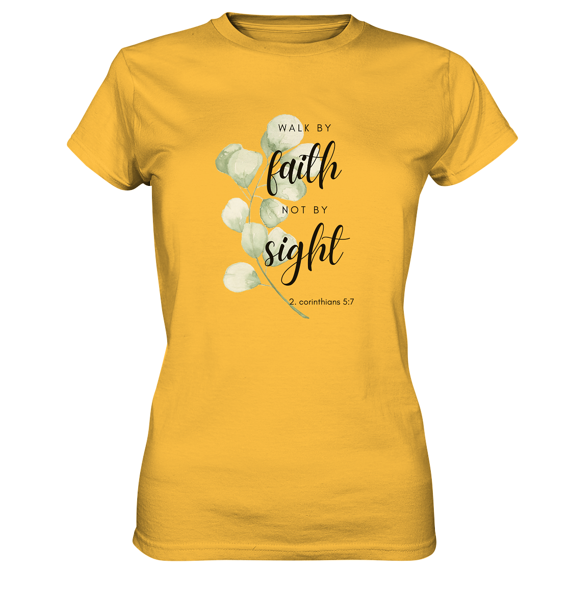 Walk by faith - Ladies Premium Shirt - wertvoll und geliebt 