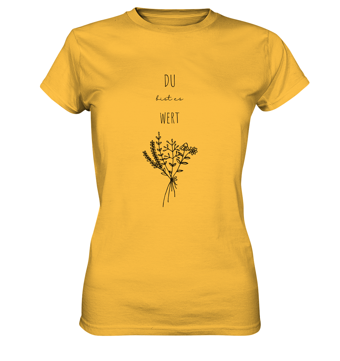 Du bist es wert - Ladies Premium Shirt - wertvoll und geliebt 