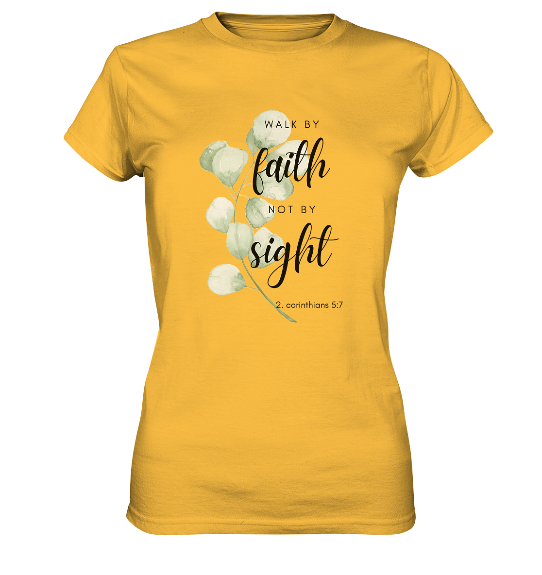Walk by faith - Ladies Premium Shirt - wertvoll und geliebt 