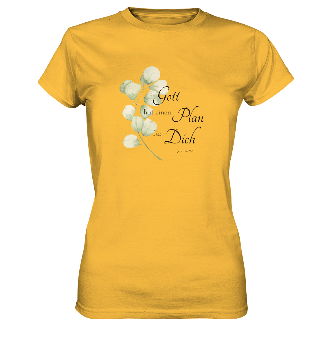 Gott hat einen Plan für Dich - Ladies Premium Shirt - wertvoll und geliebt 