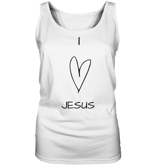 I love Jesus - Ladies Tank-Top - wertvoll und geliebt 
