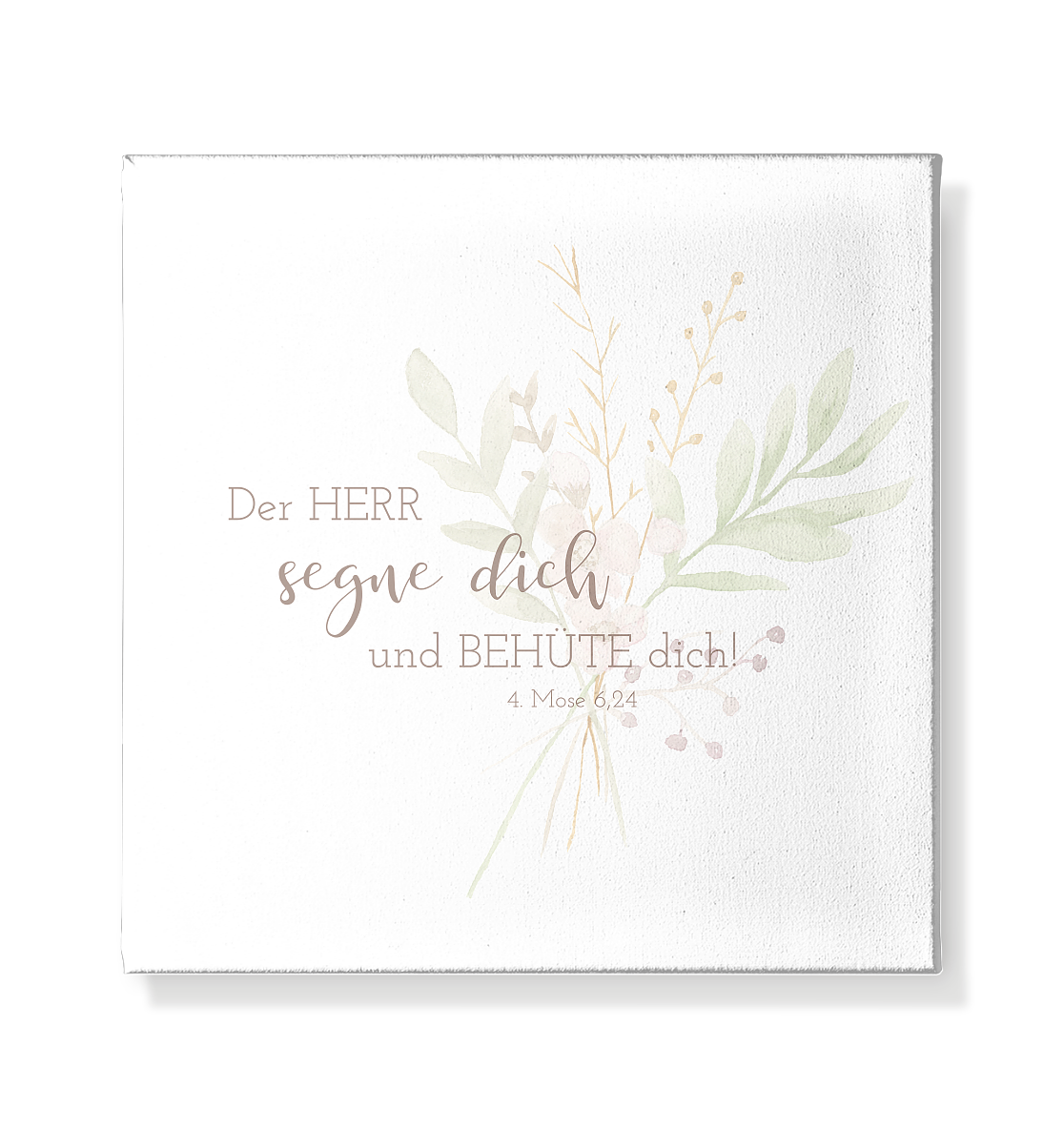 Derr Herr segne dich - Leinwand 20x20cm