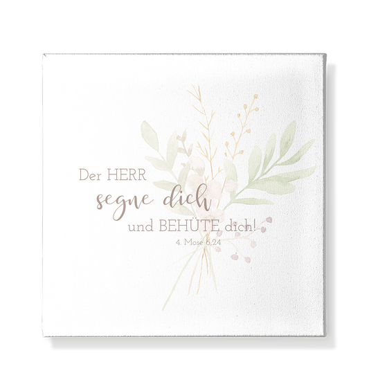 Derr Herr segne dich - Leinwand 20x20cm