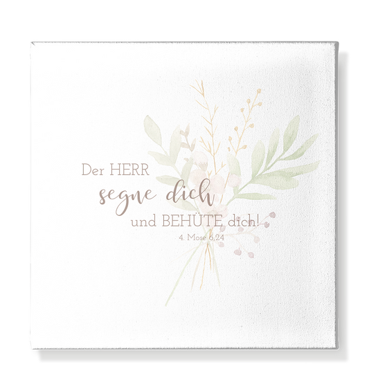 Derr Herr segne dich - Leinwand 30x30cm
