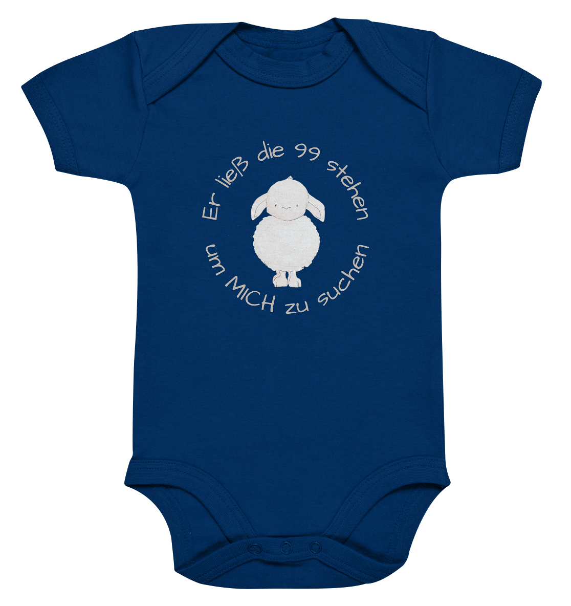 Er ließ die 99 stehen - Organic Baby Bodysuit - wertvoll und geliebt 