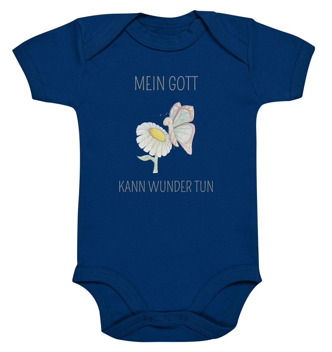 Mein Gott kann Wunder tun - Organic Baby Bodysuit - wertvoll und geliebt 