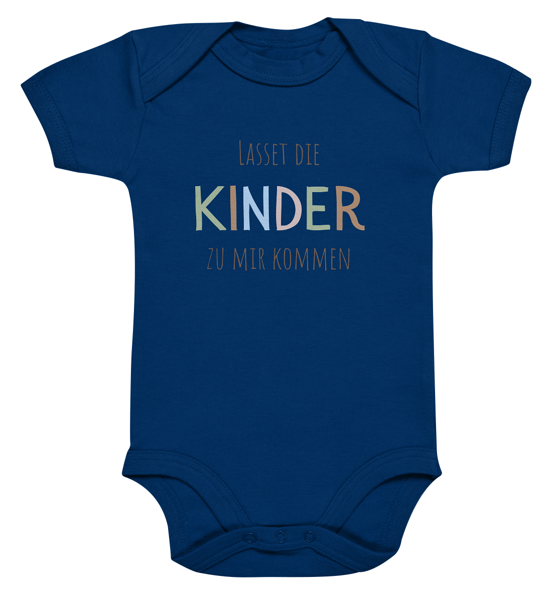 Lasset die Kinder zu mir kommen - Organic Baby Bodysuit - wertvoll und geliebt 