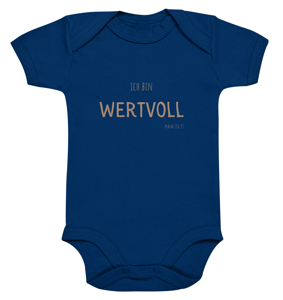 Wertvoll - Organic Baby Bodysuit - wertvoll und geliebt 