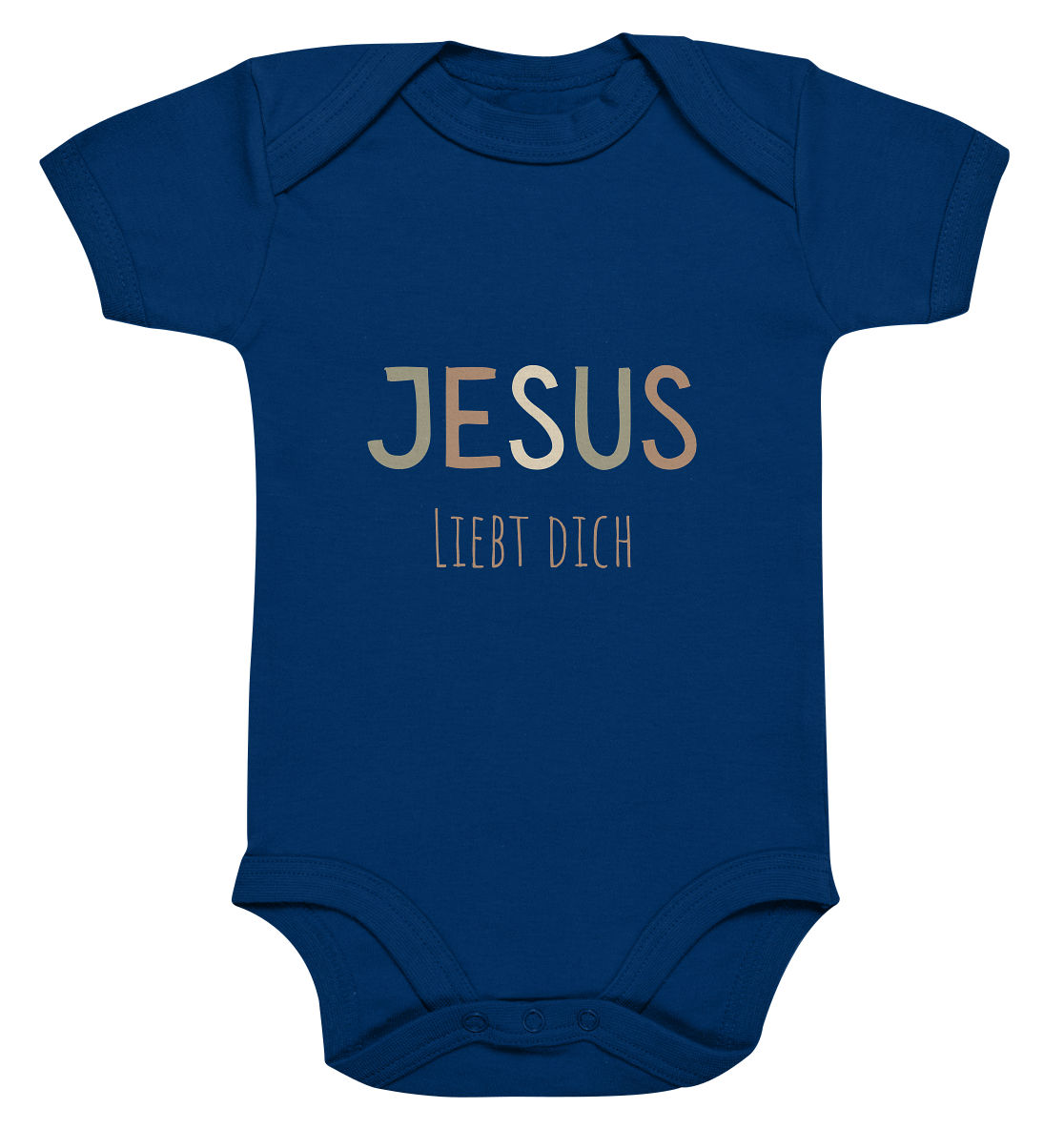 Jesus liebt dich Jungen - Organic Baby Bodysuit - wertvoll und geliebt 