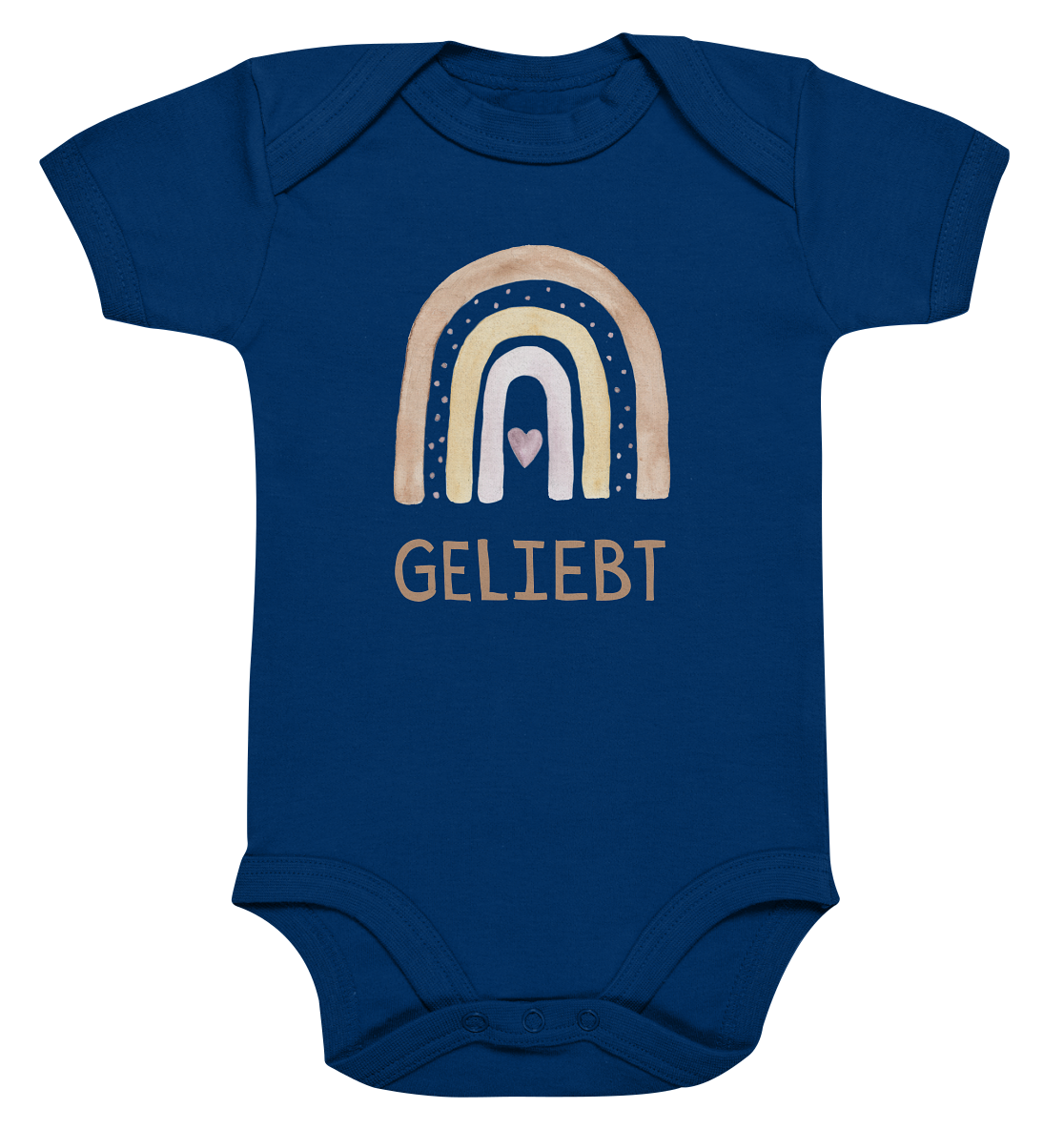 Geliebt Mädchen - Organic Baby Bodysuit - wertvoll und geliebt 