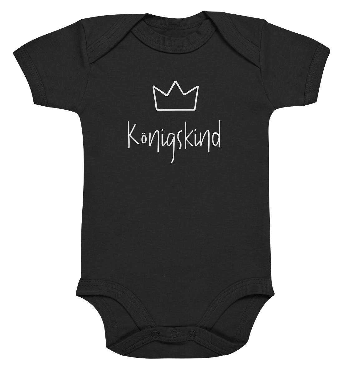 Königskind - Organic Baby Bodysuit - wertvoll und geliebt 