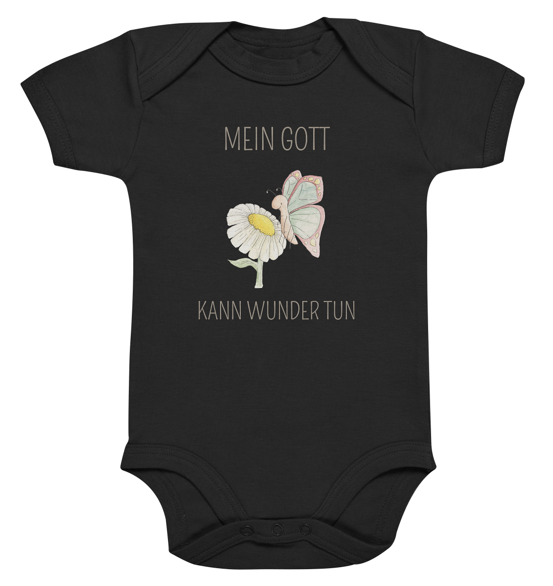 Mein Gott kann Wunder tun - Organic Baby Bodysuit - wertvoll und geliebt 