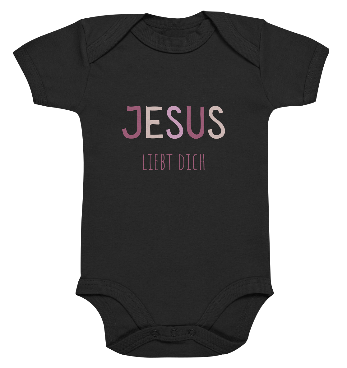 Jesus liebt dich Mädchen - Organic Baby Bodysuit - wertvoll und geliebt 