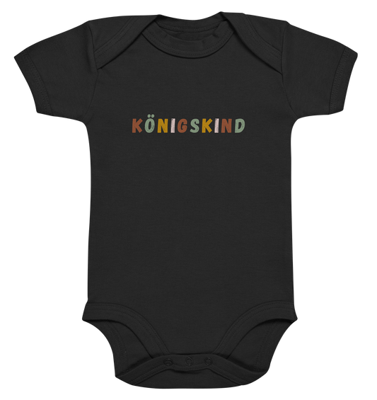 Königskind - Organic Baby Bodysuit - wertvoll und geliebt 