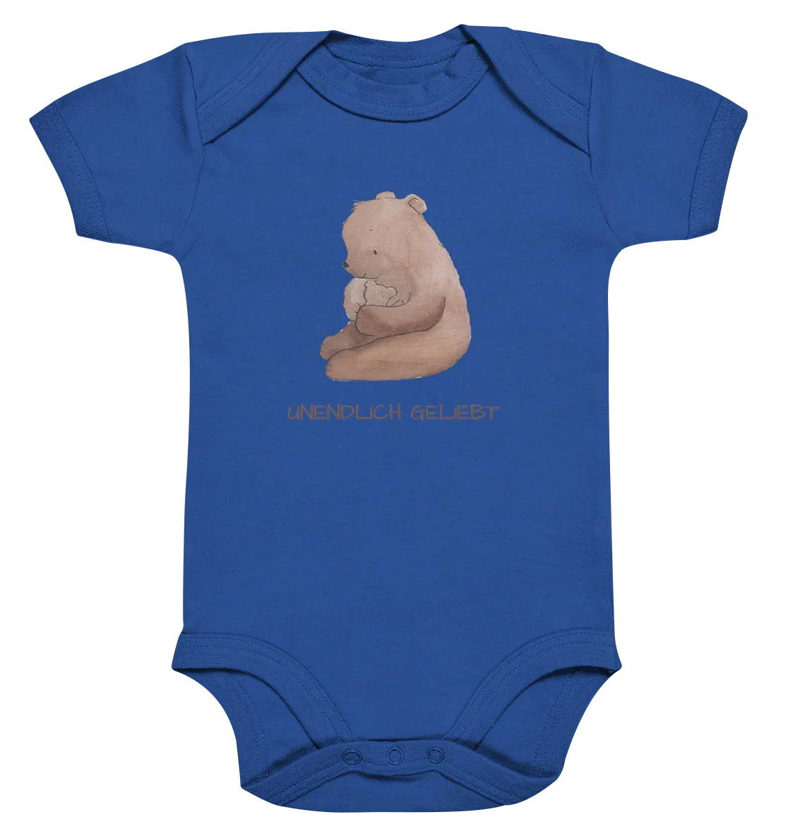 Unendlich geliebt - Organic Baby Bodysuit - wertvoll und geliebt 