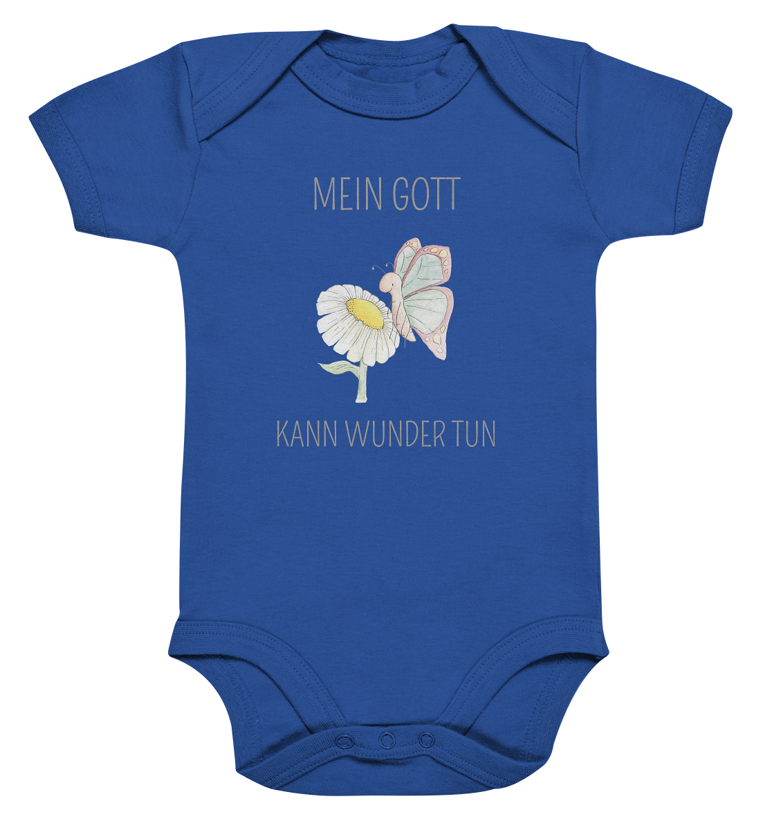 Mein Gott kann Wunder tun - Organic Baby Bodysuit - wertvoll und geliebt 