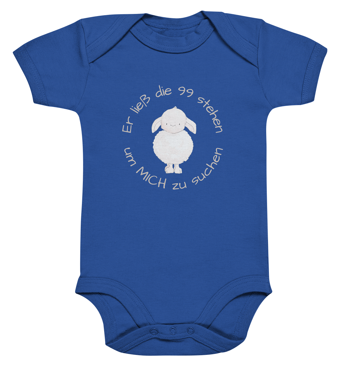 Er ließ die 99 stehen - Organic Baby Bodysuit - wertvoll und geliebt 