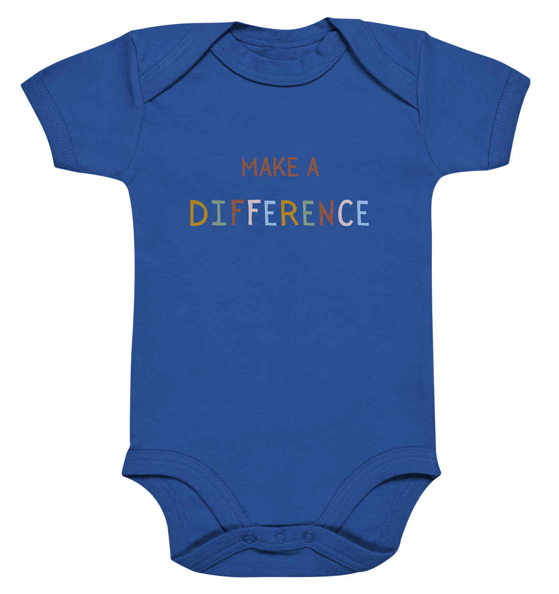 Make a difference - Organic Baby Bodysuit - wertvoll und geliebt 