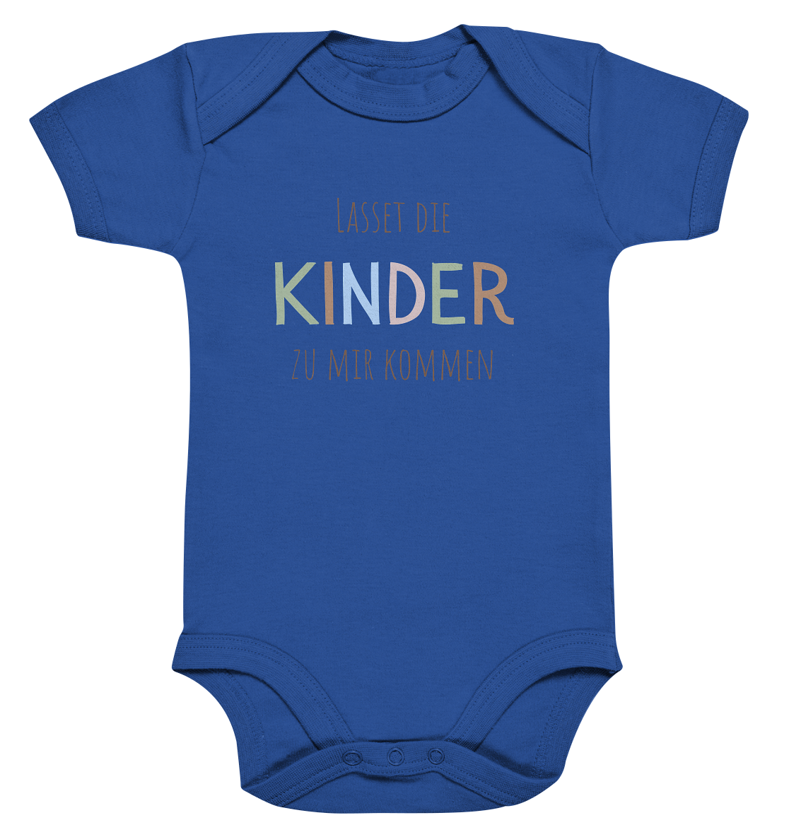 Lasset die Kinder zu mir kommen - Organic Baby Bodysuit - wertvoll und geliebt 