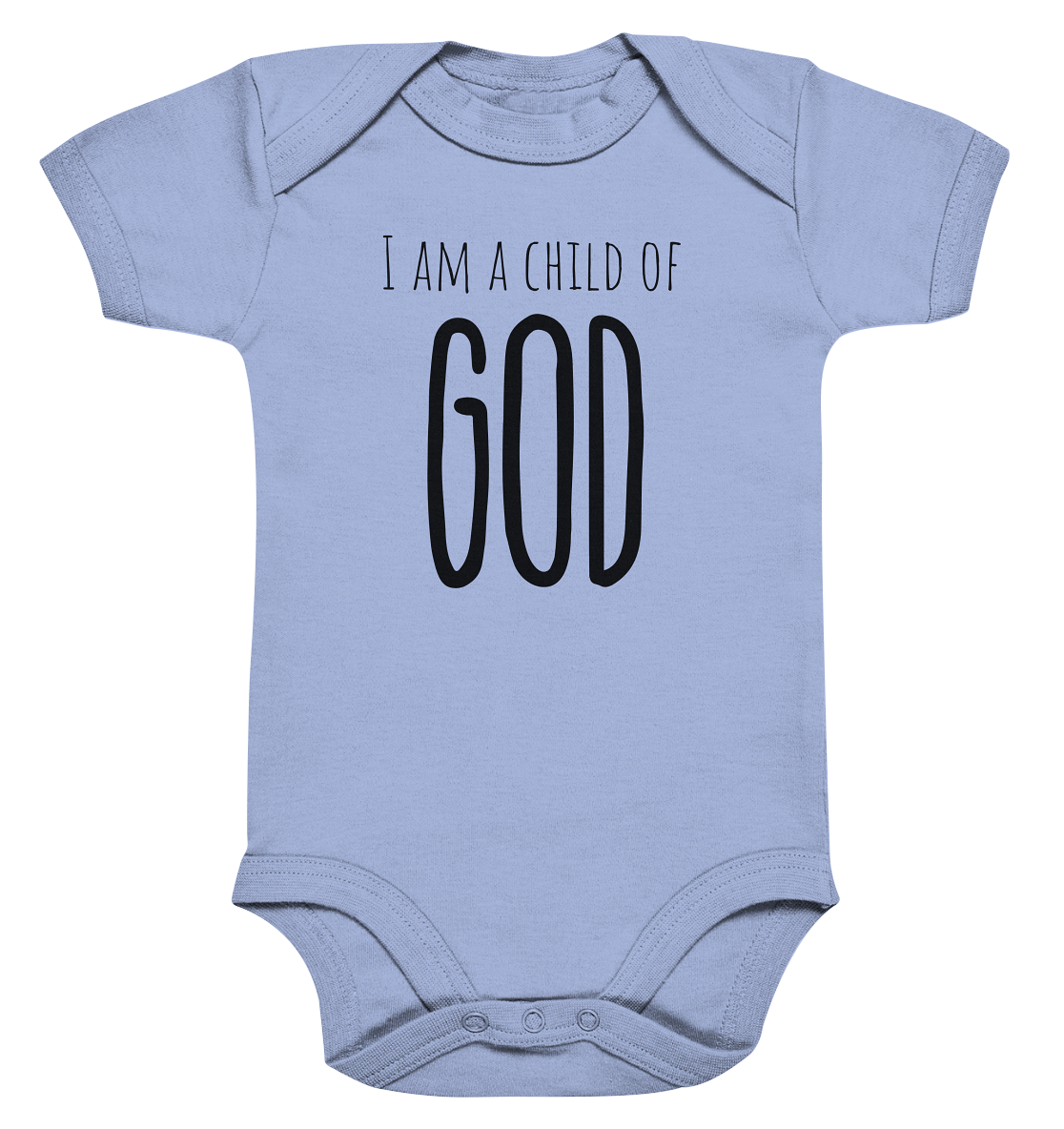 I am a child of God - Organic Baby Bodysuit - wertvoll und geliebt 